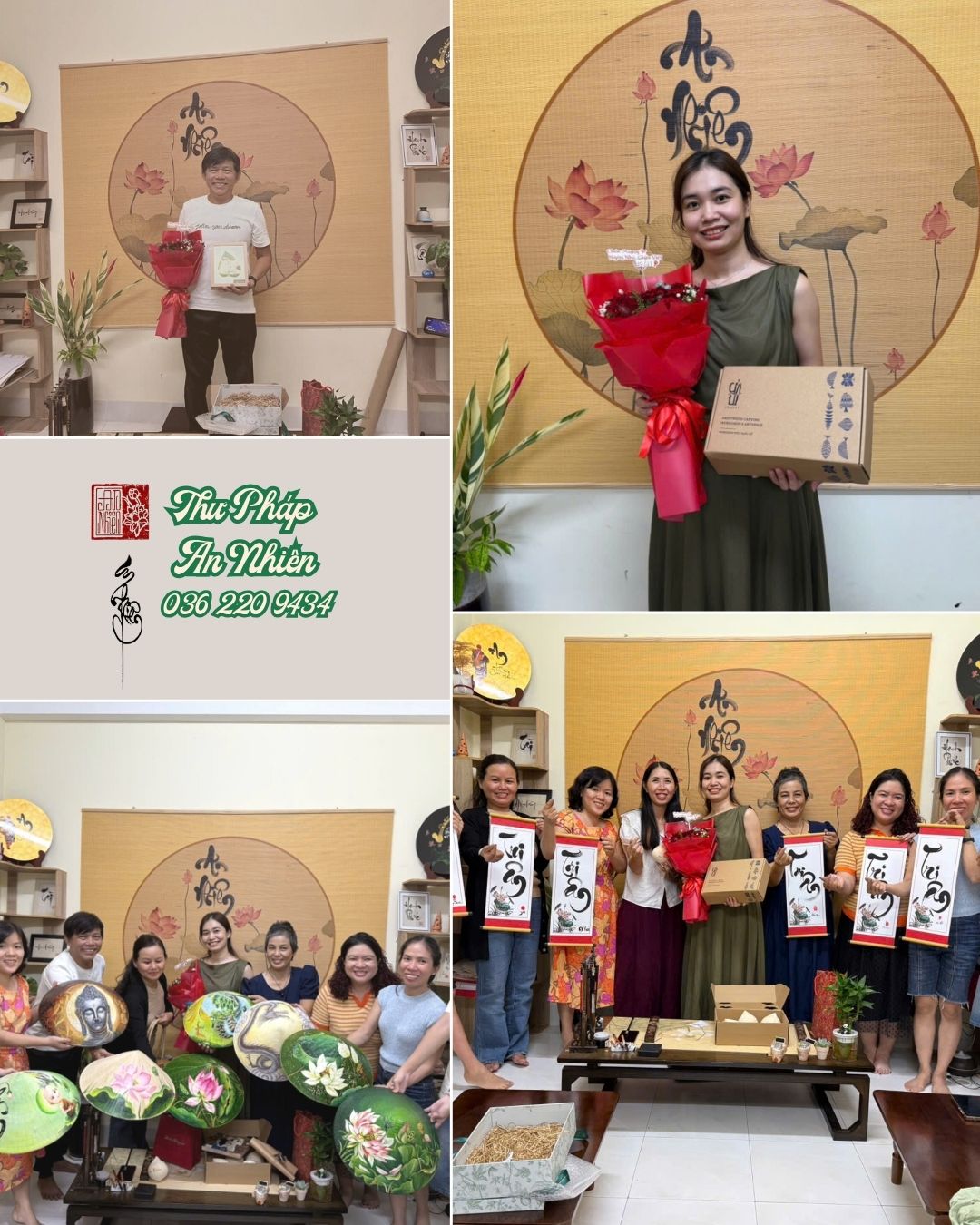 TRANH THƯ PHÁP CHỮ NHẪN